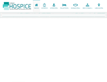 Tablet Screenshot of hospiceconac.cl